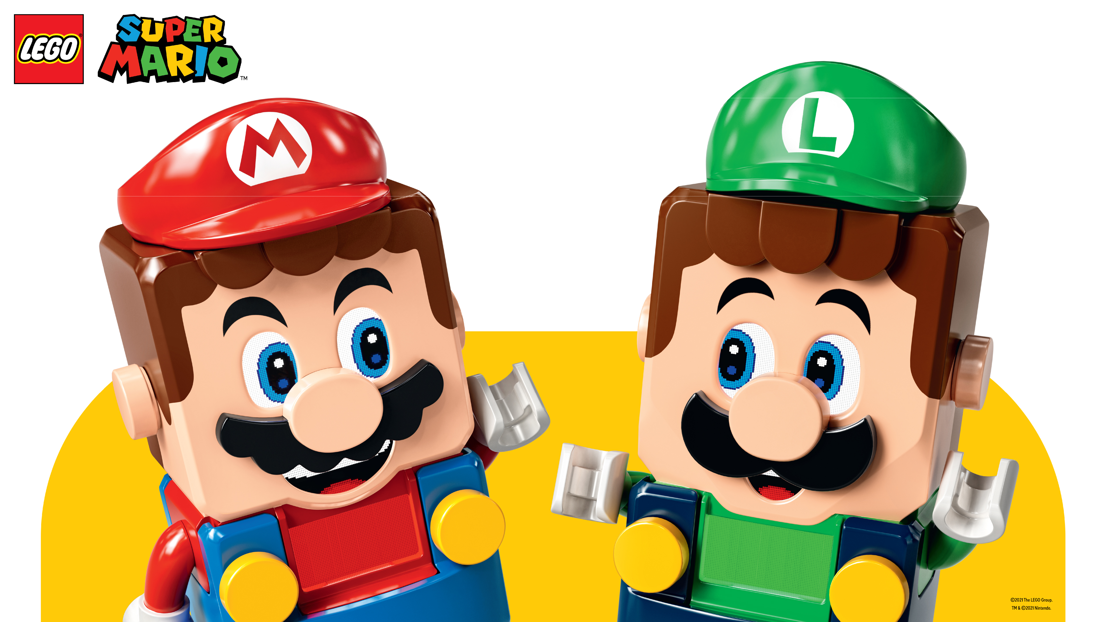 Скачать обои Лего Супер Марио на телефон бесплатно
