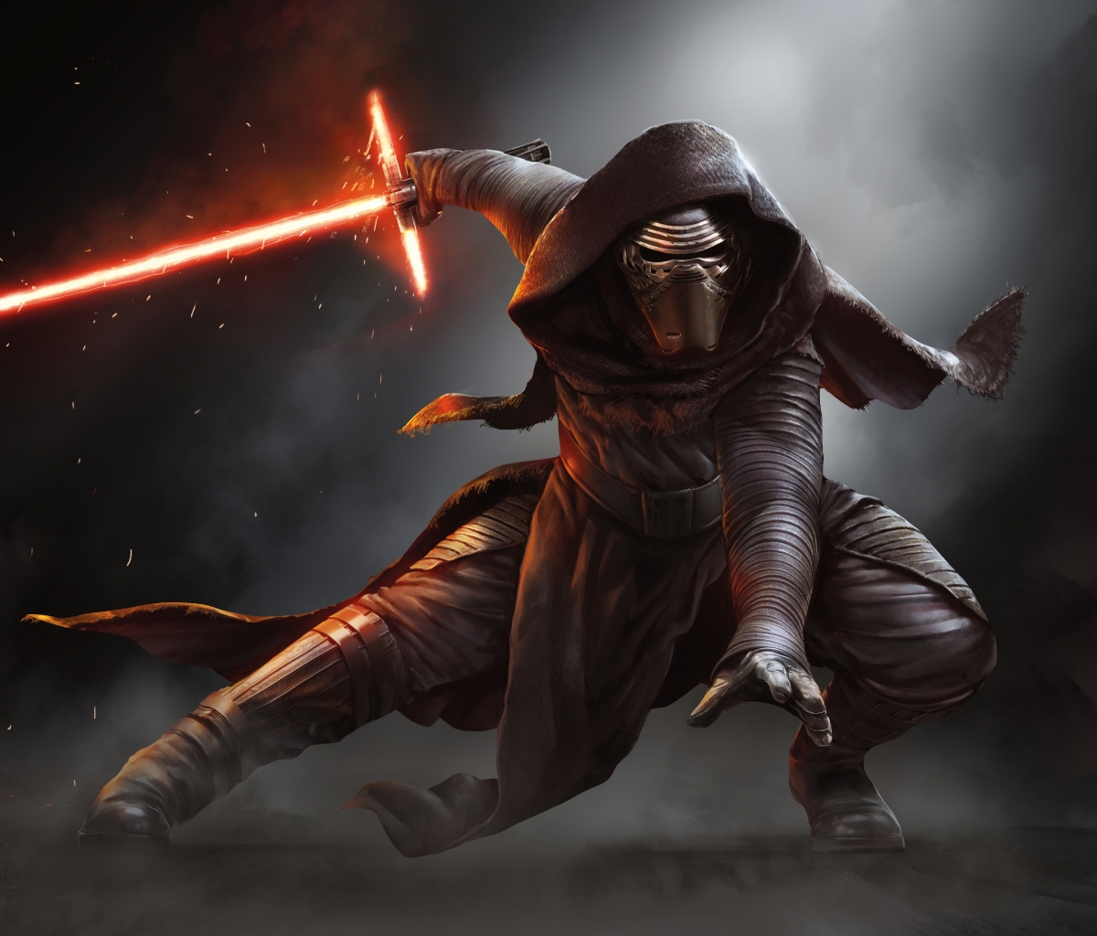 Download mobile wallpaper Star Wars, Lightsaber, Movie, Star Wars Episode Vii: The Force Awakens, Kylo Ren for free.