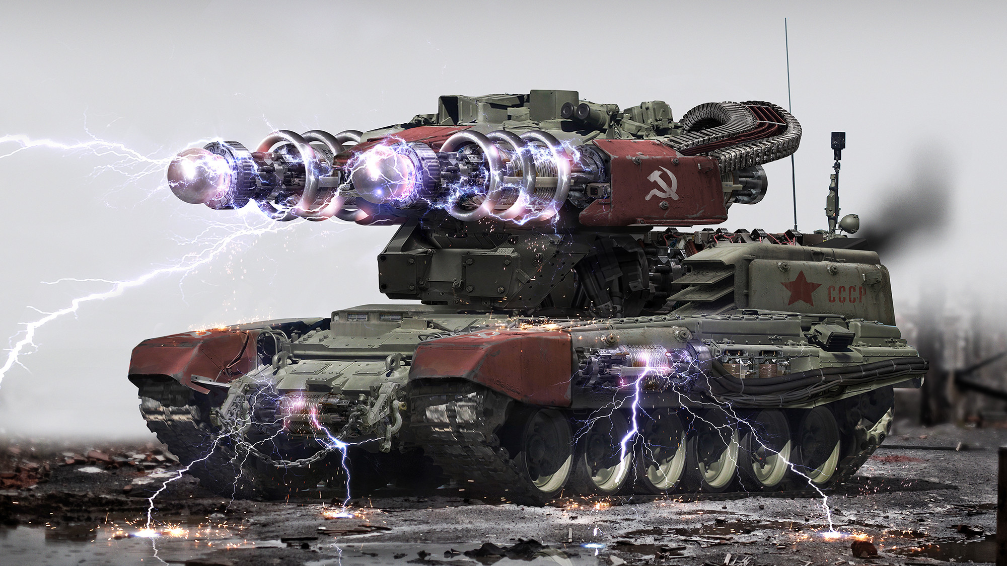 Download mobile wallpaper Tanks, Military, Futuristic, Tank for free.
