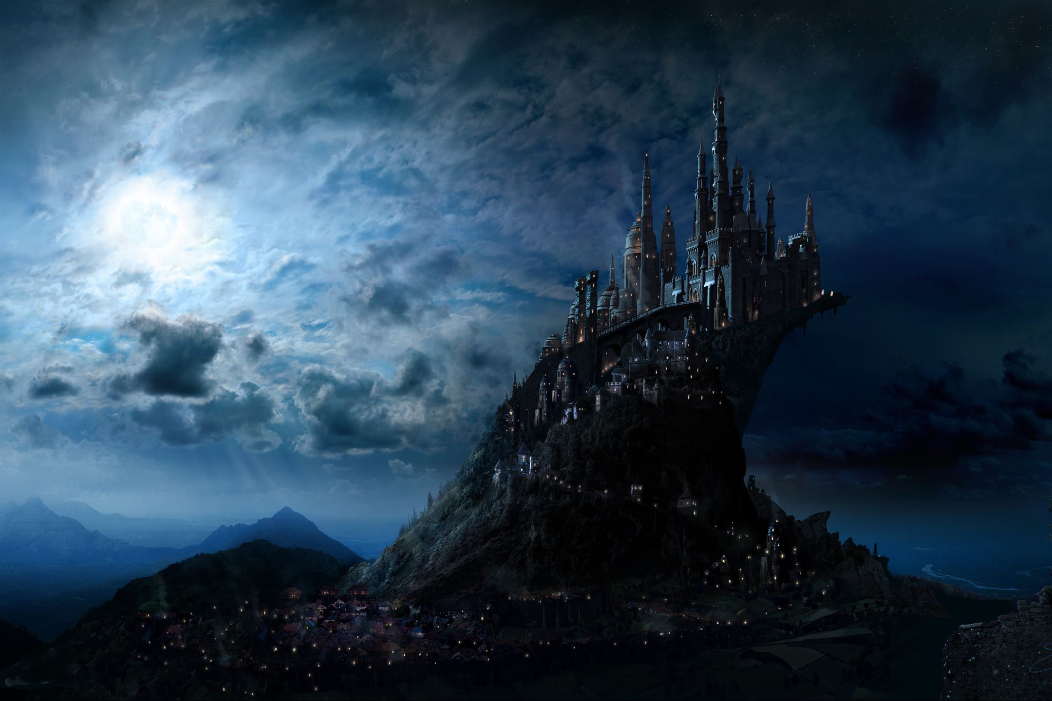 harry potter, movie, hogwarts castle, fantasy, castle