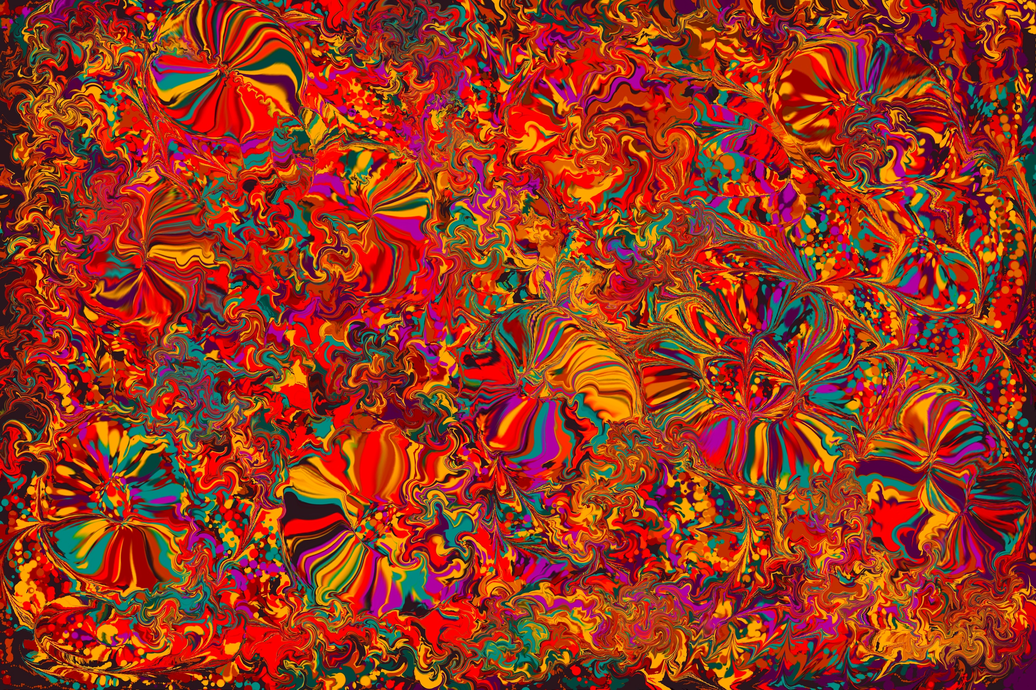 Descarga gratis la imagen Brillante, Colores, Abstracto, Color Naranja) en el escritorio de tu PC