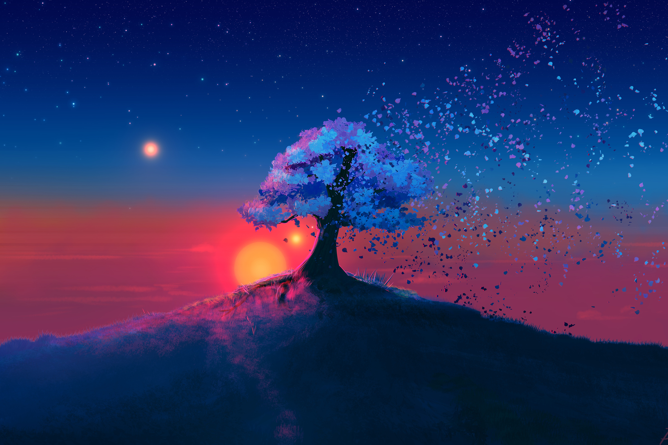 Free download wallpaper Tree, Artistic on your PC desktop