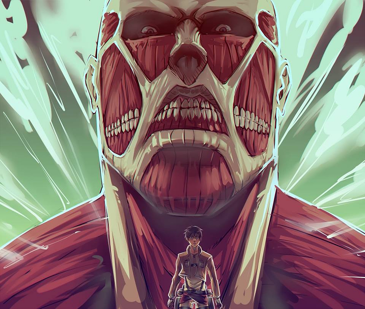 Handy-Wallpaper Attack On Titan, Animes kostenlos herunterladen.