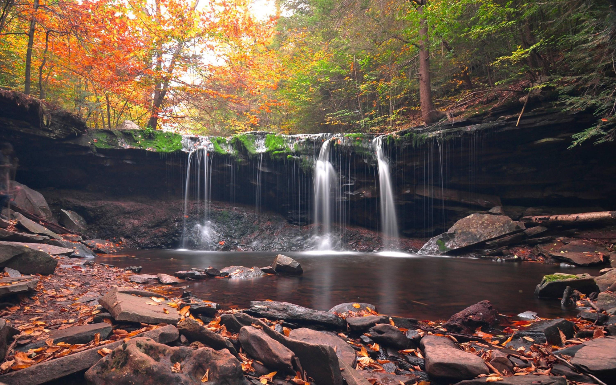 Laden Sie das Natur, Herbst, Wasserfälle, Wasserfall, Erde/natur-Bild kostenlos auf Ihren PC-Desktop herunter
