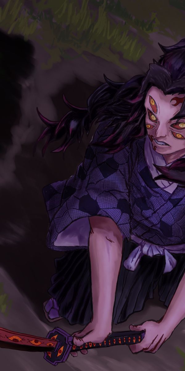 Phone wallpaper: Kokushibo (Demon Slayer), Demon Slayer: Kimetsu No ... — free download