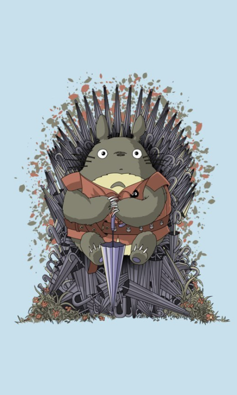 Download mobile wallpaper Game Of Thrones, Crossover, Tv Show, My Neighbor Totoro, Studio Ghibli for free.