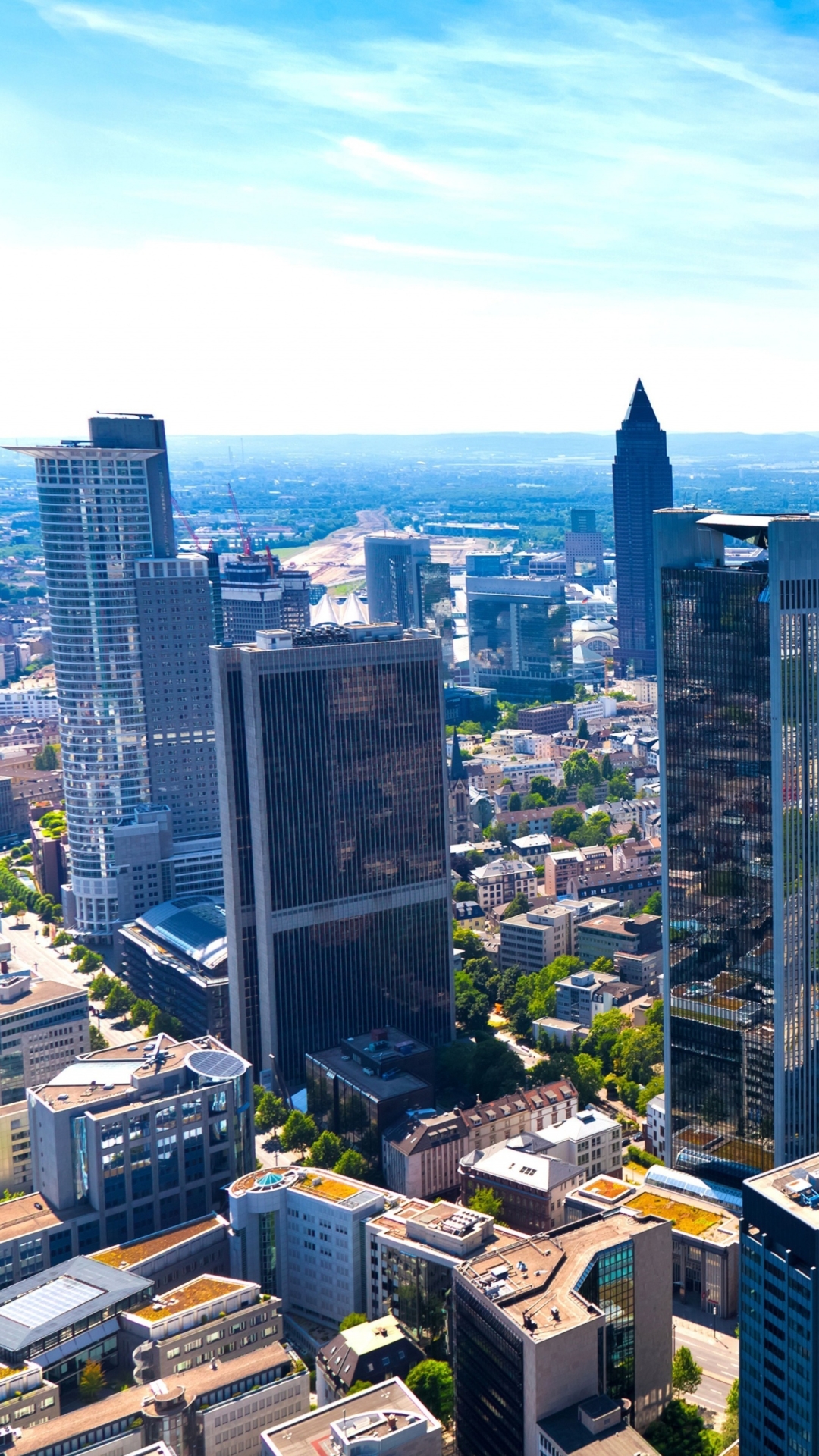 Download mobile wallpaper Cities, City, Cityscape, Germany, Frankfurt, Man Made for free.