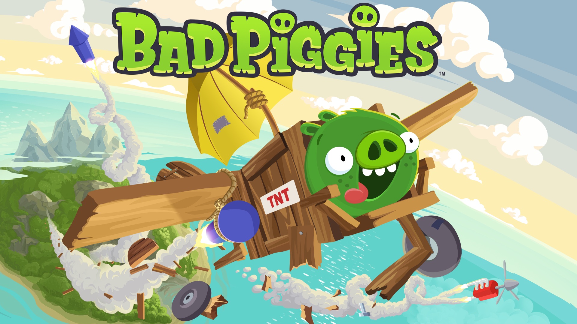 Free download wallpaper Video Game, Bad Piggies on your PC desktop
