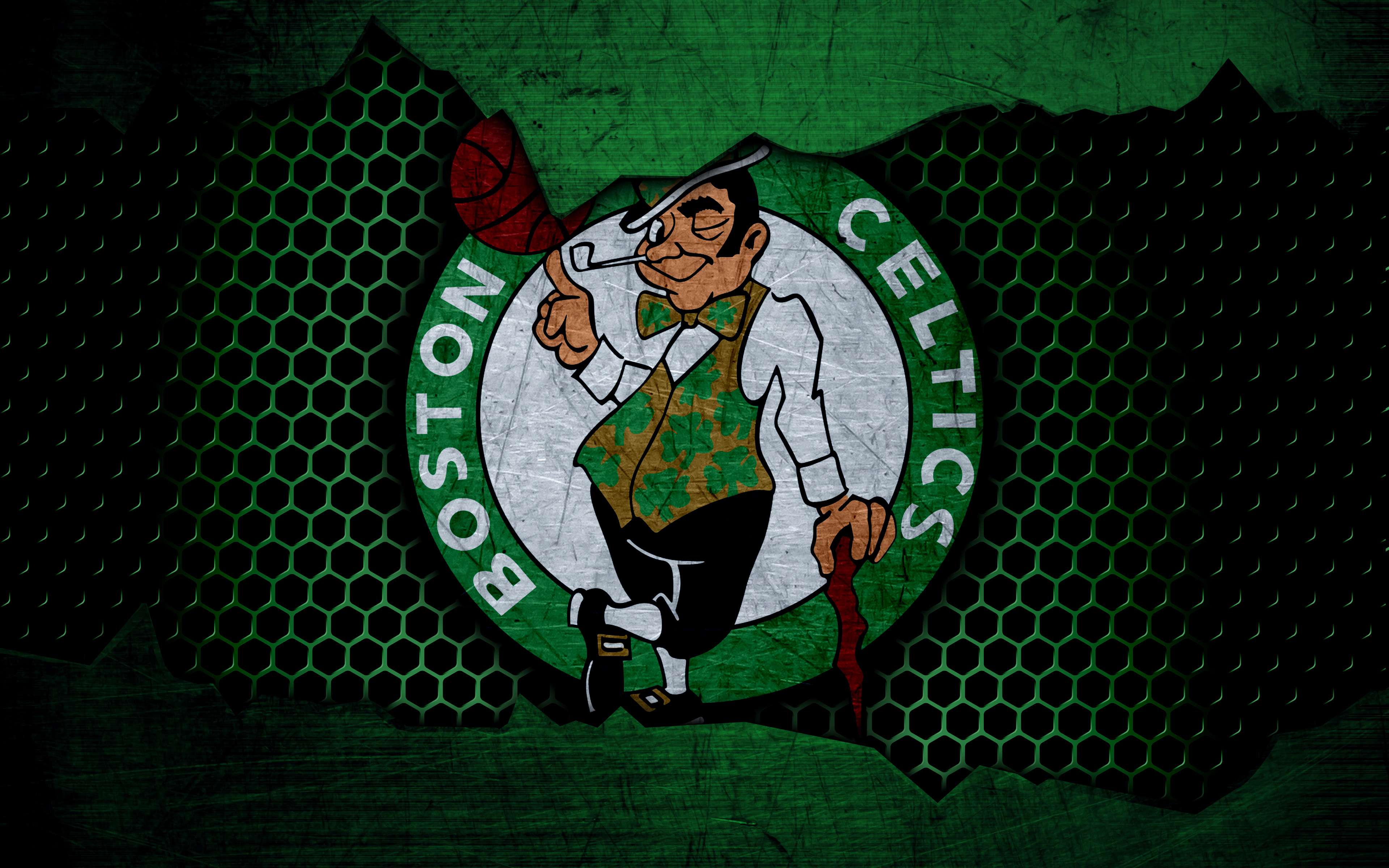 Téléchargez des papiers peints mobile Logo, Des Sports, Basket, Nba, Celtics De Boston gratuitement.