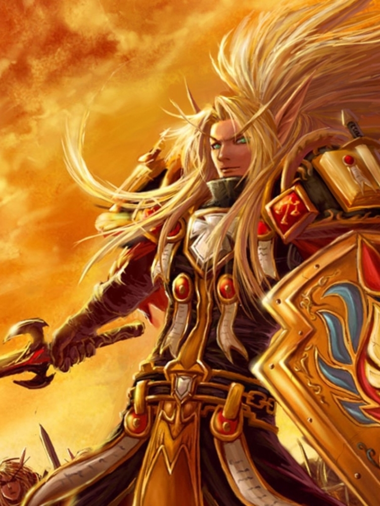 Descarga gratuita de fondo de pantalla para móvil de Warcraft, Videojuego, World Of Warcraft, Elfo De Sangre, Paladín.