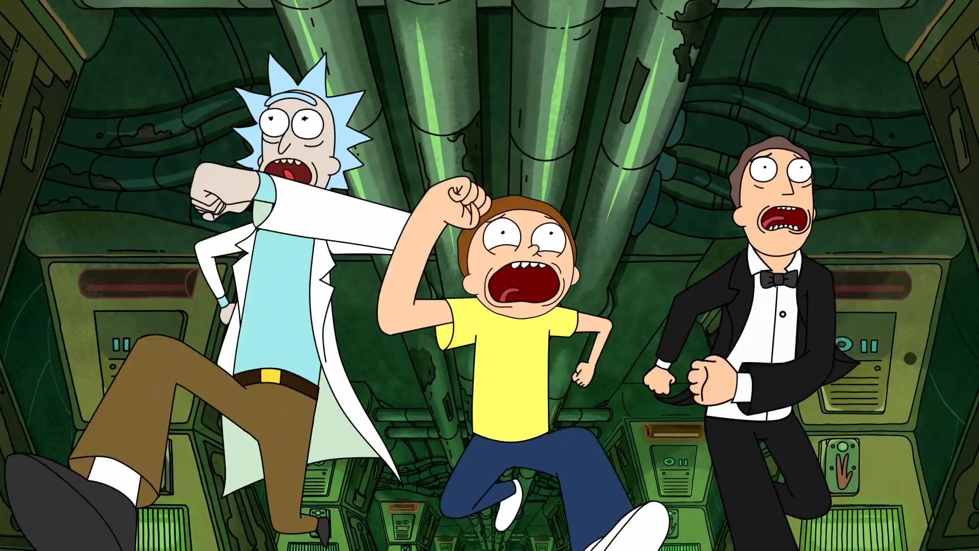 rick and morty, tv show, jerry smith, morty smith, rick sanchez