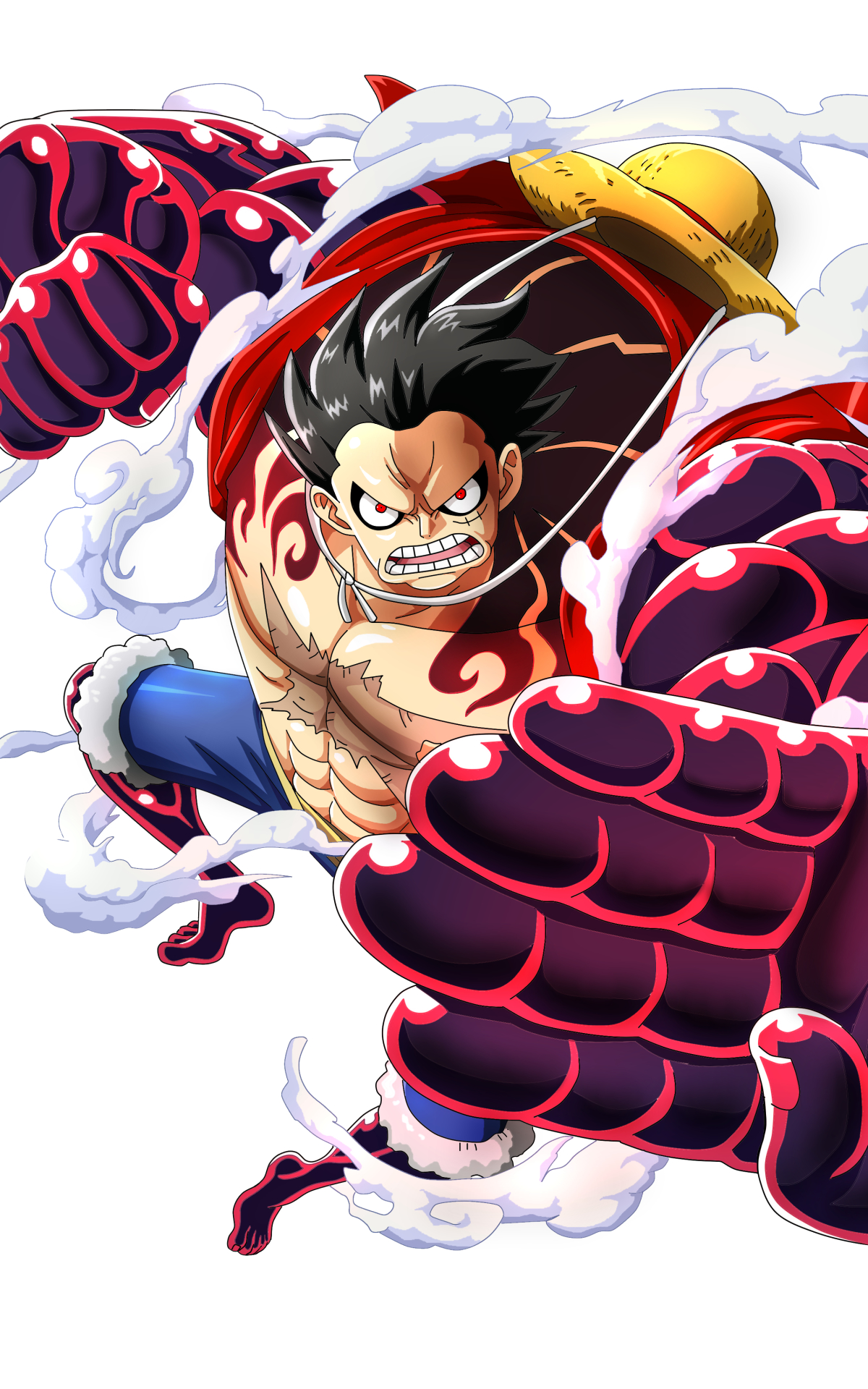 Handy-Wallpaper Animes, One Piece, Affe D Luffy kostenlos herunterladen.