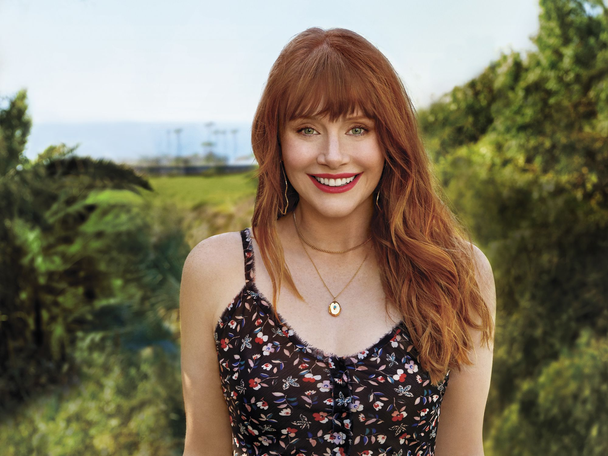 Free download wallpaper Redhead, Green Eyes, Celebrity, Actress, Bryce Dallas Howard on your PC desktop