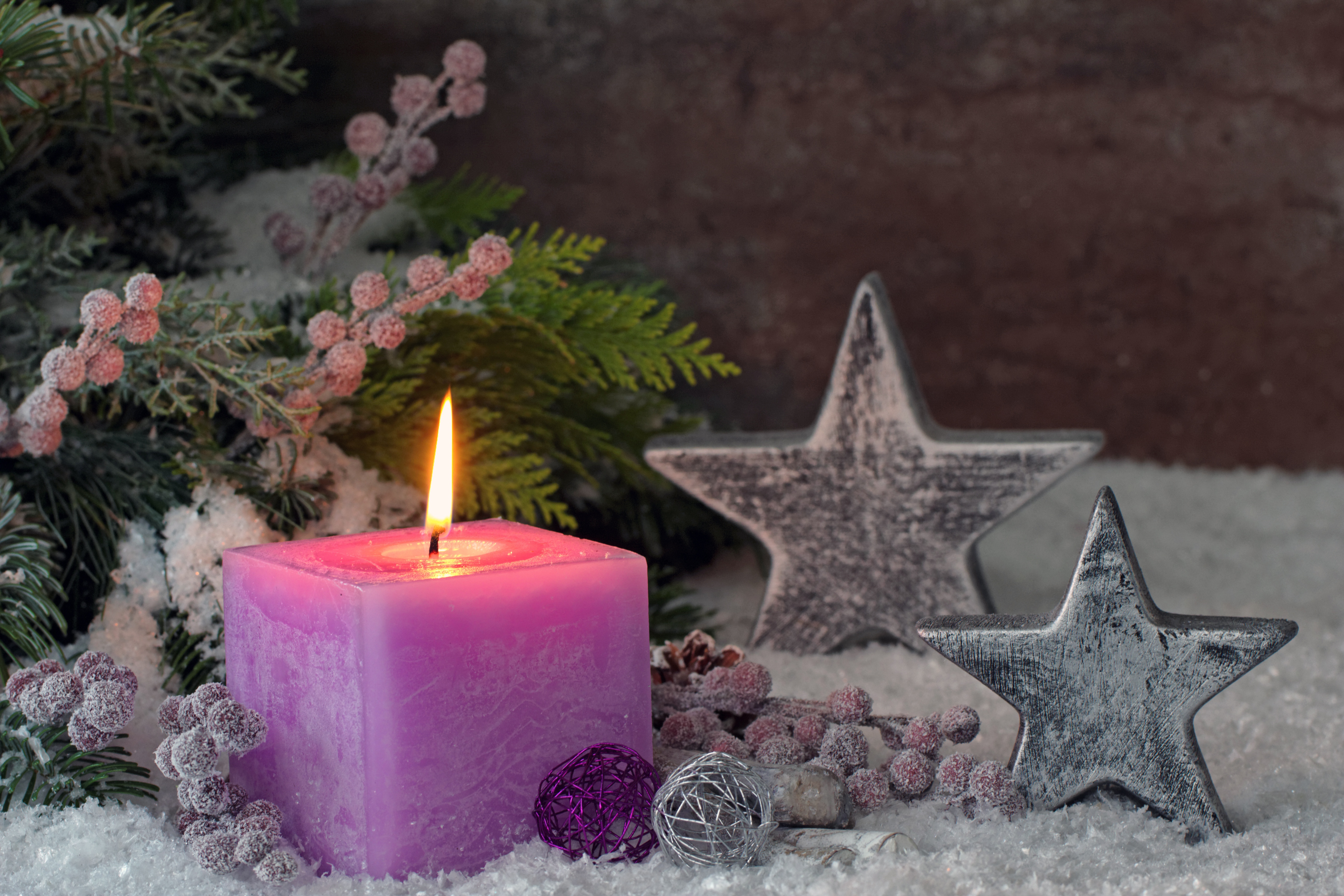 Download mobile wallpaper Candle, Star, Photography for free.