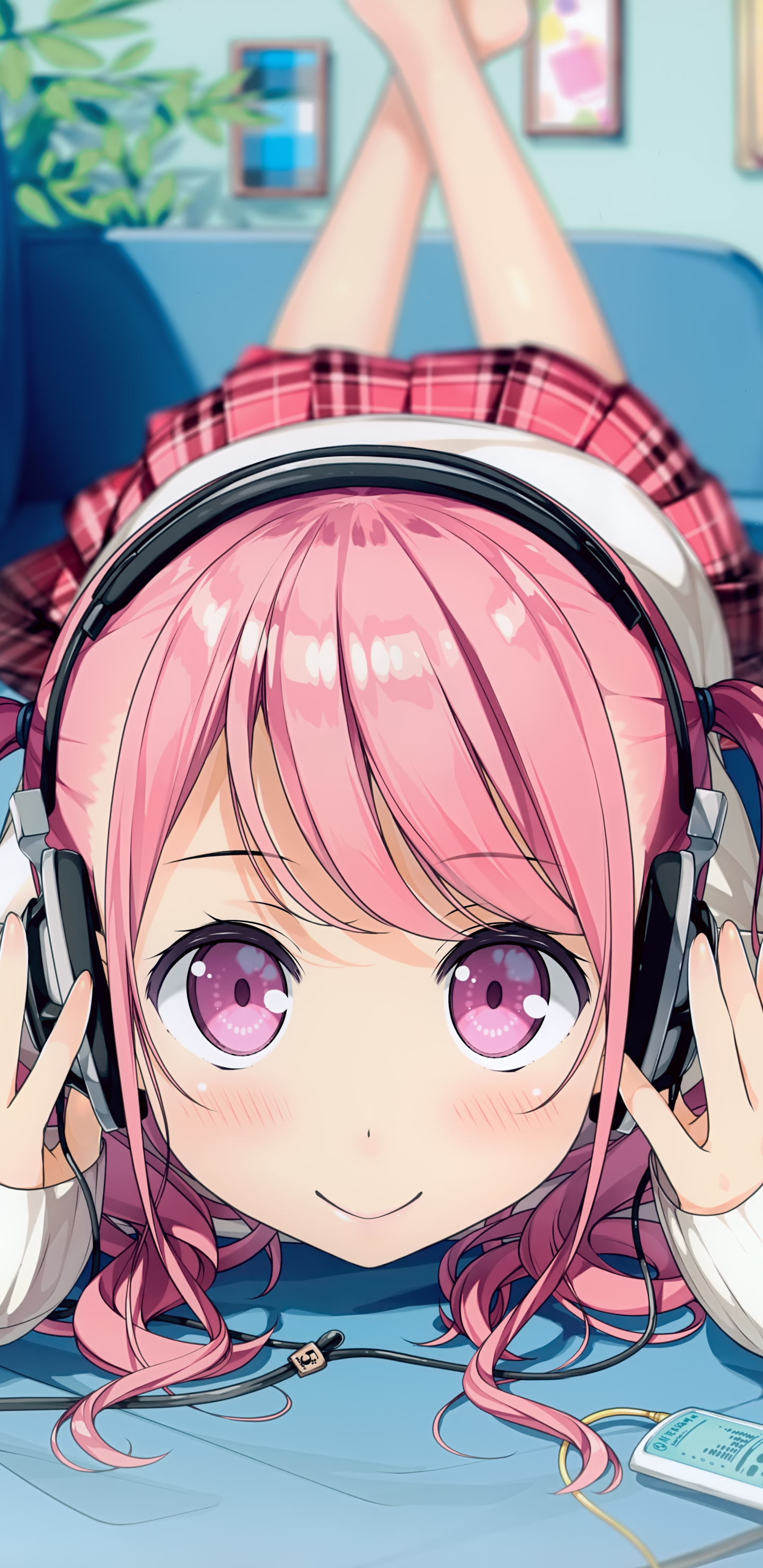 Descarga gratuita de fondo de pantalla para móvil de Auriculares, Animado, 5 Nenme No Houkago.