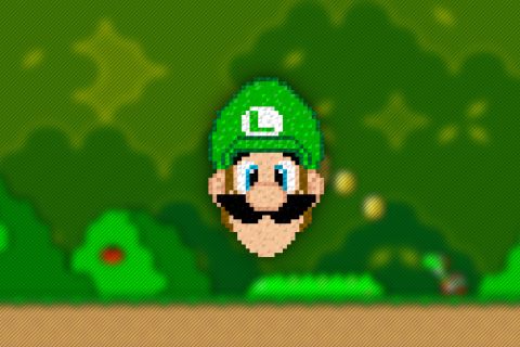 Download mobile wallpaper Mario, Video Game, Super Mario World, Super Mario, Luigi, Pixel Art for free.