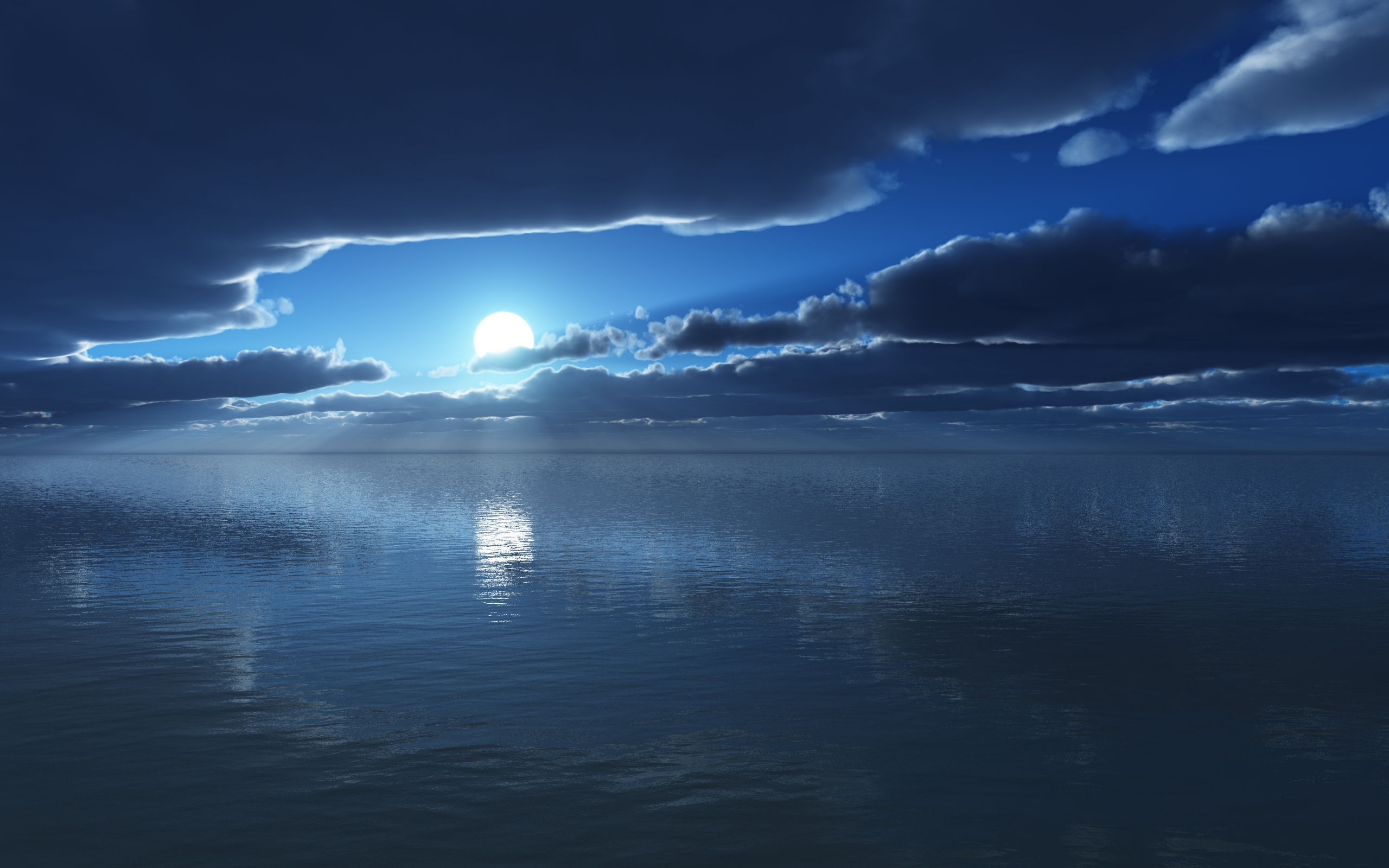 Download mobile wallpaper Sun, Ocean, Earth, Cloud for free.