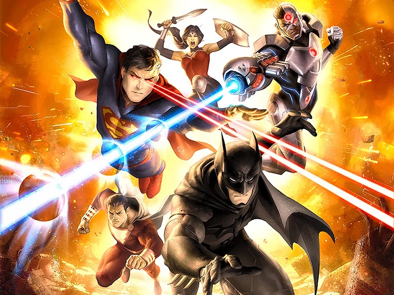 Laden Sie Justice League: War HD-Desktop-Hintergründe herunter