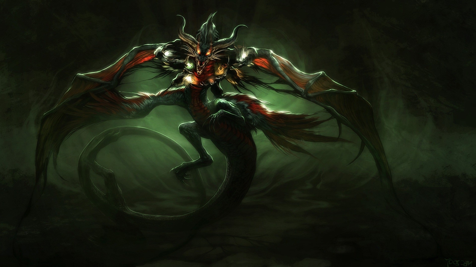 Free download wallpaper Fantasy, Dragon on your PC desktop