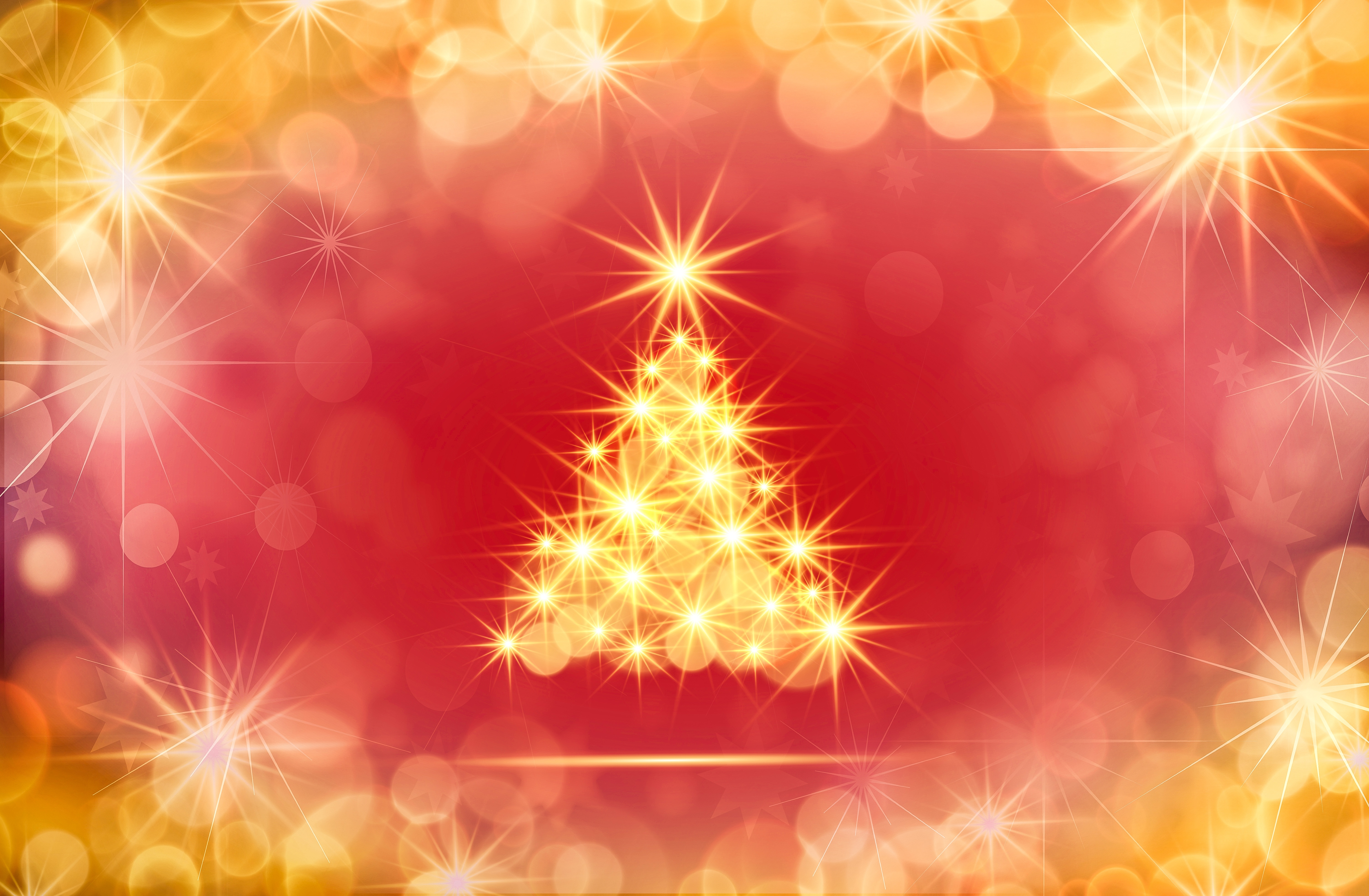 Baixe gratuitamente a imagem Férias, Ano Novo, Brilho, Clarão, Círculos, Brilhar, Árvore De Natal, Bokeh, Boquet na área de trabalho do seu PC