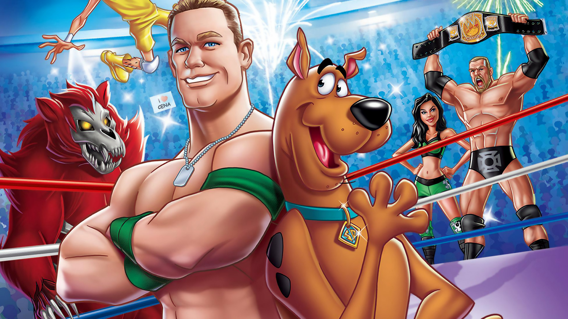 Laden Sie das Filme, Scooby Doo, Scooby Doo! Wrestlemania Mystery-Bild kostenlos auf Ihren PC-Desktop herunter
