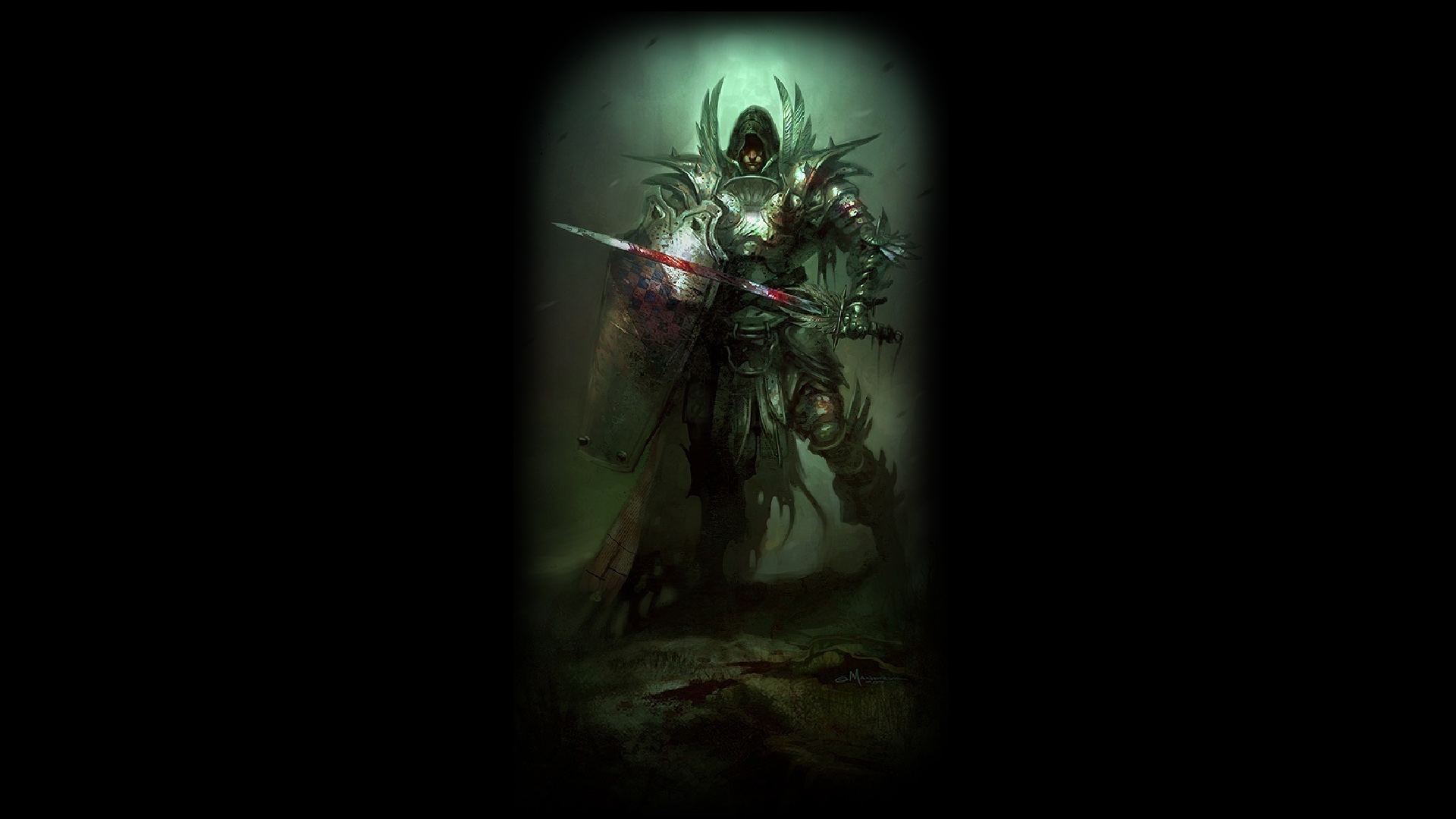 Download mobile wallpaper Knight, Fantasy, Battle, Warrior for free.