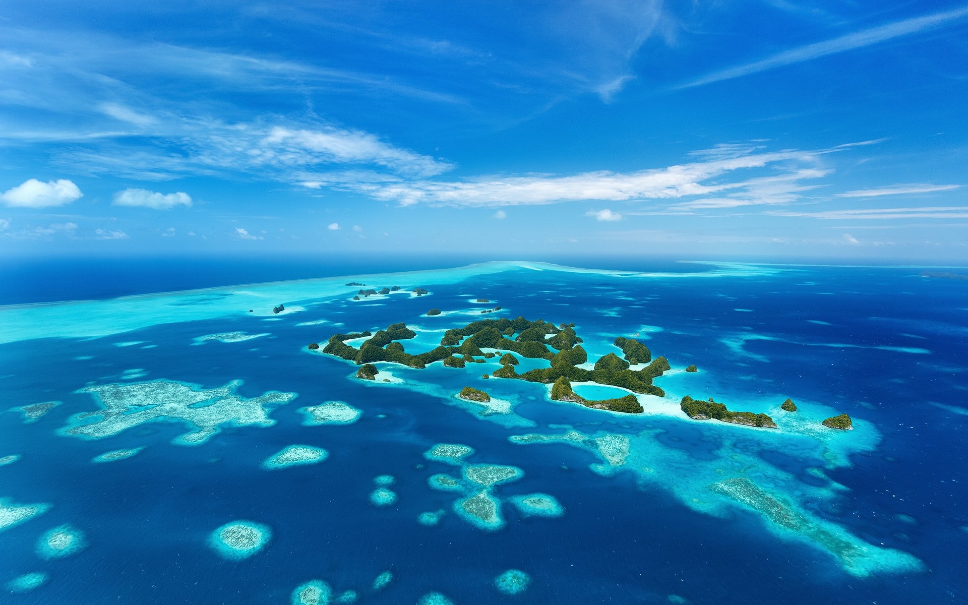 Free download wallpaper Water, Sky, Ocean, Earth, Island, Cloud on your PC desktop
