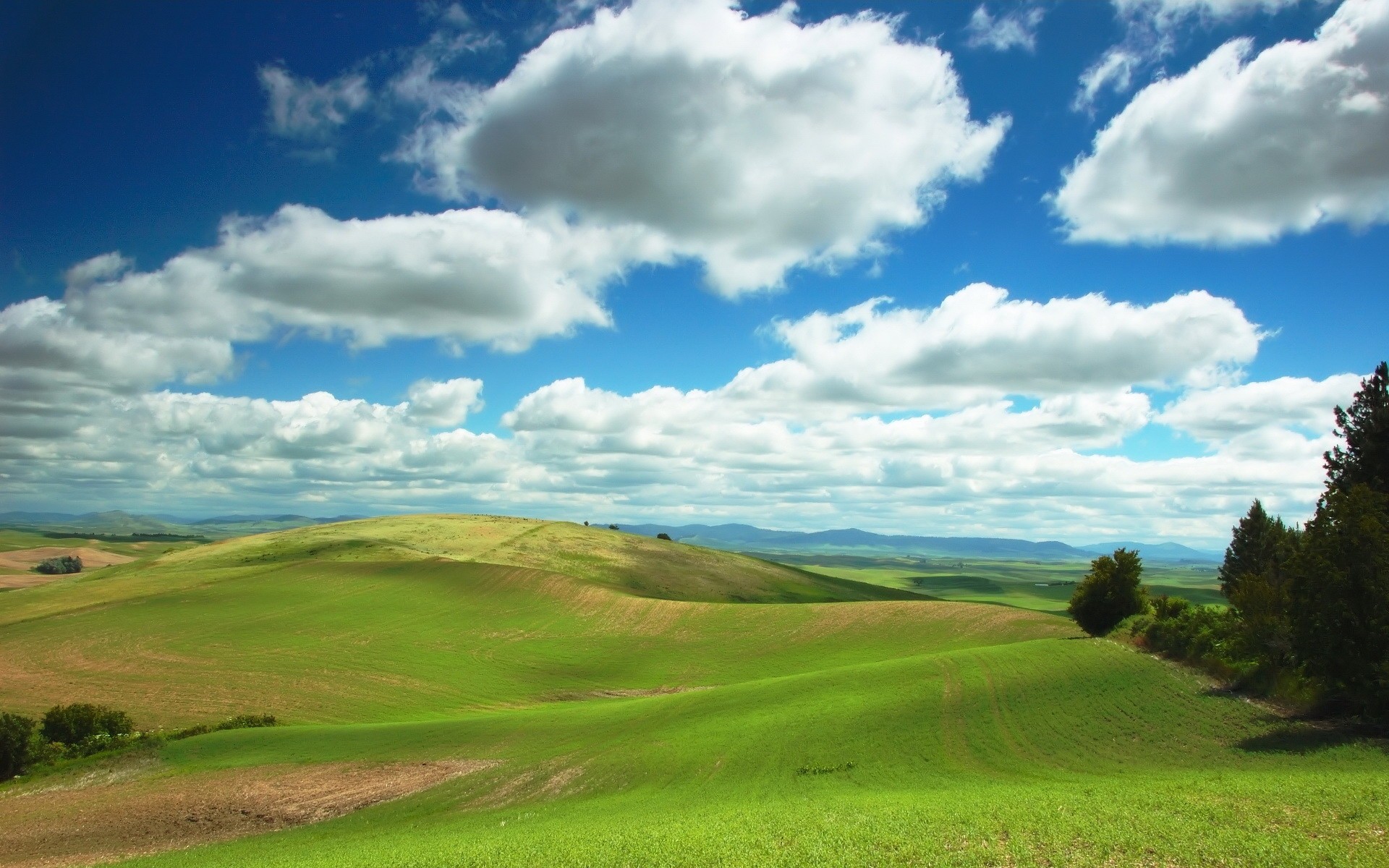 PCデスクトップに風景, 草, 地球, 空, 風光明媚な, クラウド画像を無料でダウンロード