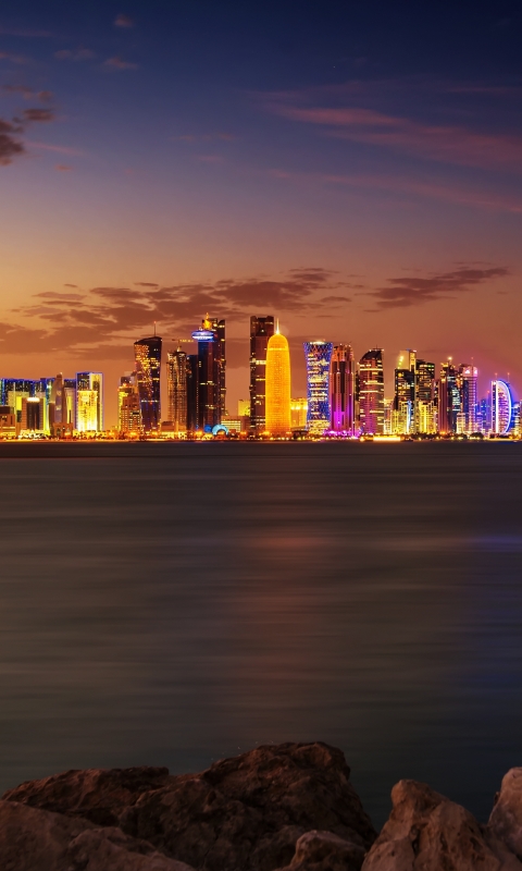 Baixar papel de parede para celular de Cidades, Doha, Feito Pelo Homem gratuito.