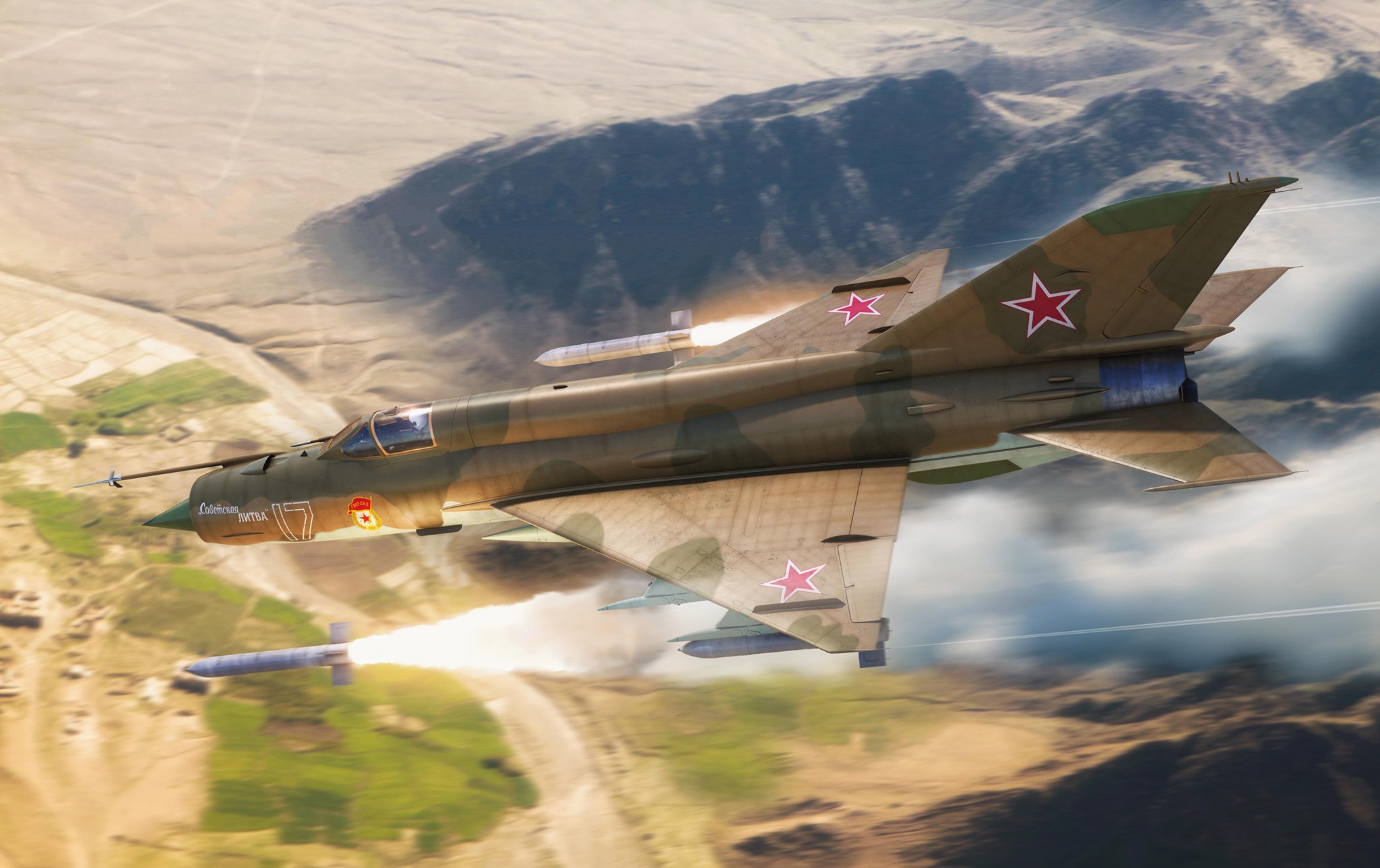 509126 descargar fondo de pantalla militar, mikoyan gurevich mig 21, avión de caza, avión de guerra, aviones de combate: protectores de pantalla e imágenes gratis