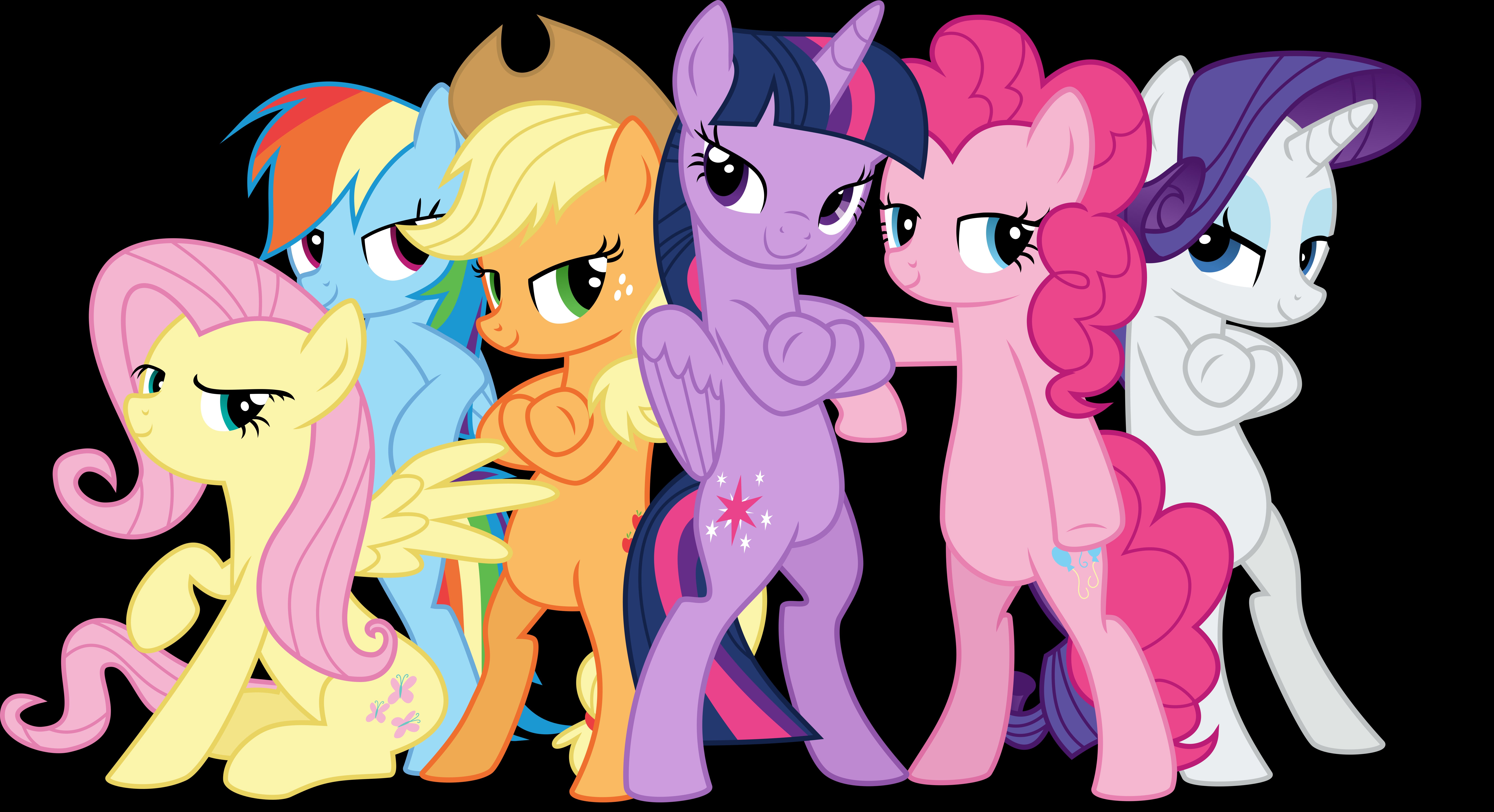 Free download wallpaper My Little Pony, Twilight Sparkle, Pinkie Pie, Rainbow Dash, Tv Show, My Little Pony: Friendship Is Magic, Applejack (My Little Pony), Fluttershy (My Little Pony), Rarity (My Little Pony) on your PC desktop