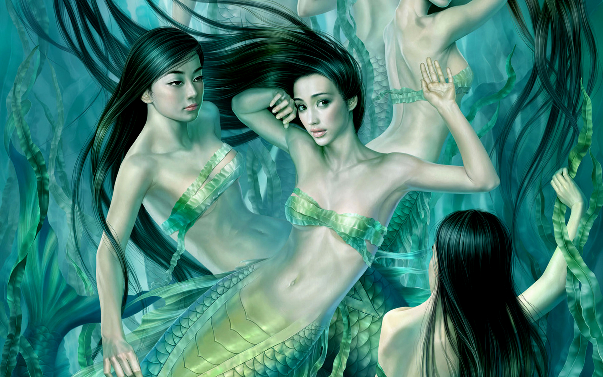mermaid, fantasy