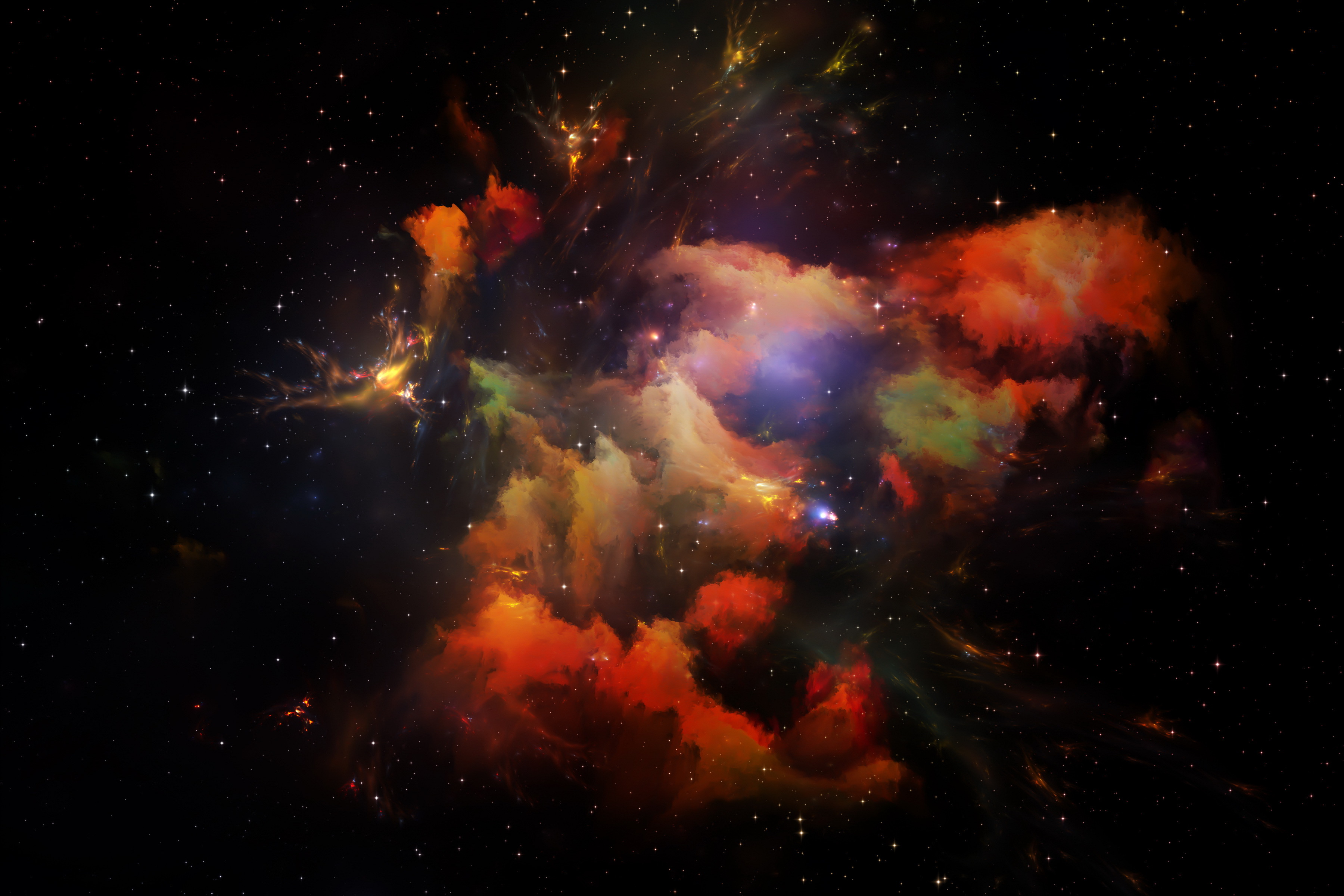 Free download wallpaper Nebula, Space, Colorful, Sci Fi on your PC desktop
