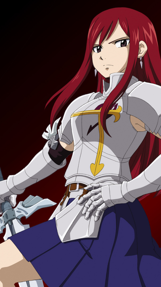 Descarga gratuita de fondo de pantalla para móvil de Fairy Tail, Animado, Erza Scarlet.