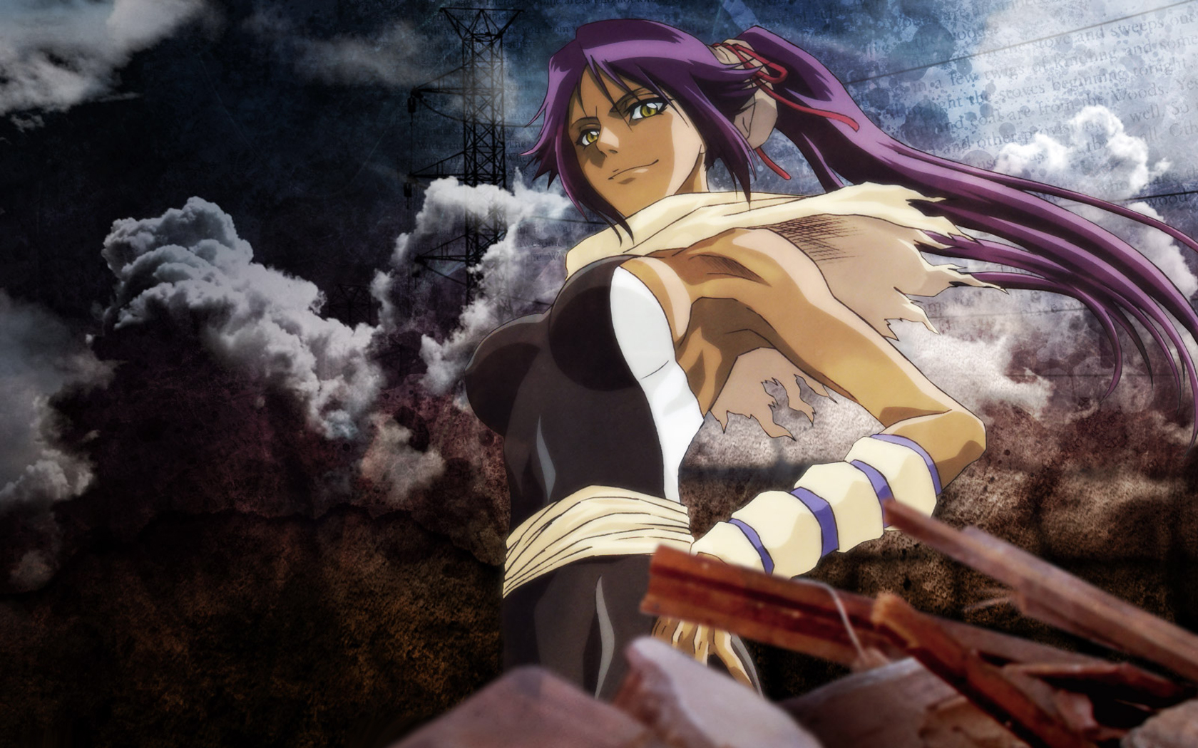 Laden Sie das Bleach, Animes, Yoruichi Shihoin-Bild kostenlos auf Ihren PC-Desktop herunter