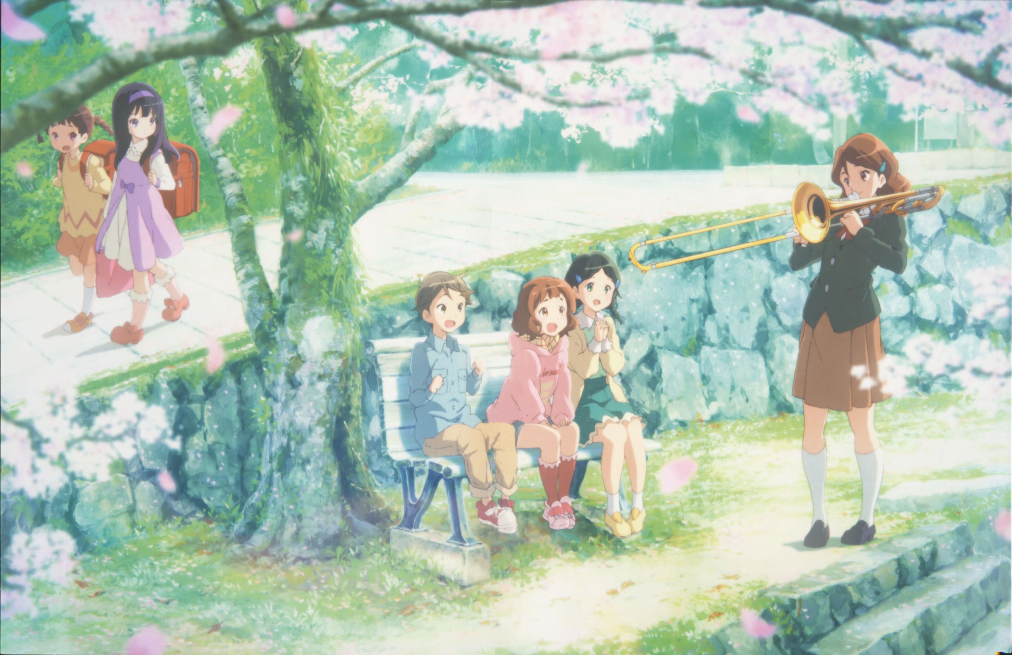 Handy-Wallpaper Animes, Kumiko Oumae, Reina Kousaka, Hibike! Euphonium kostenlos herunterladen.