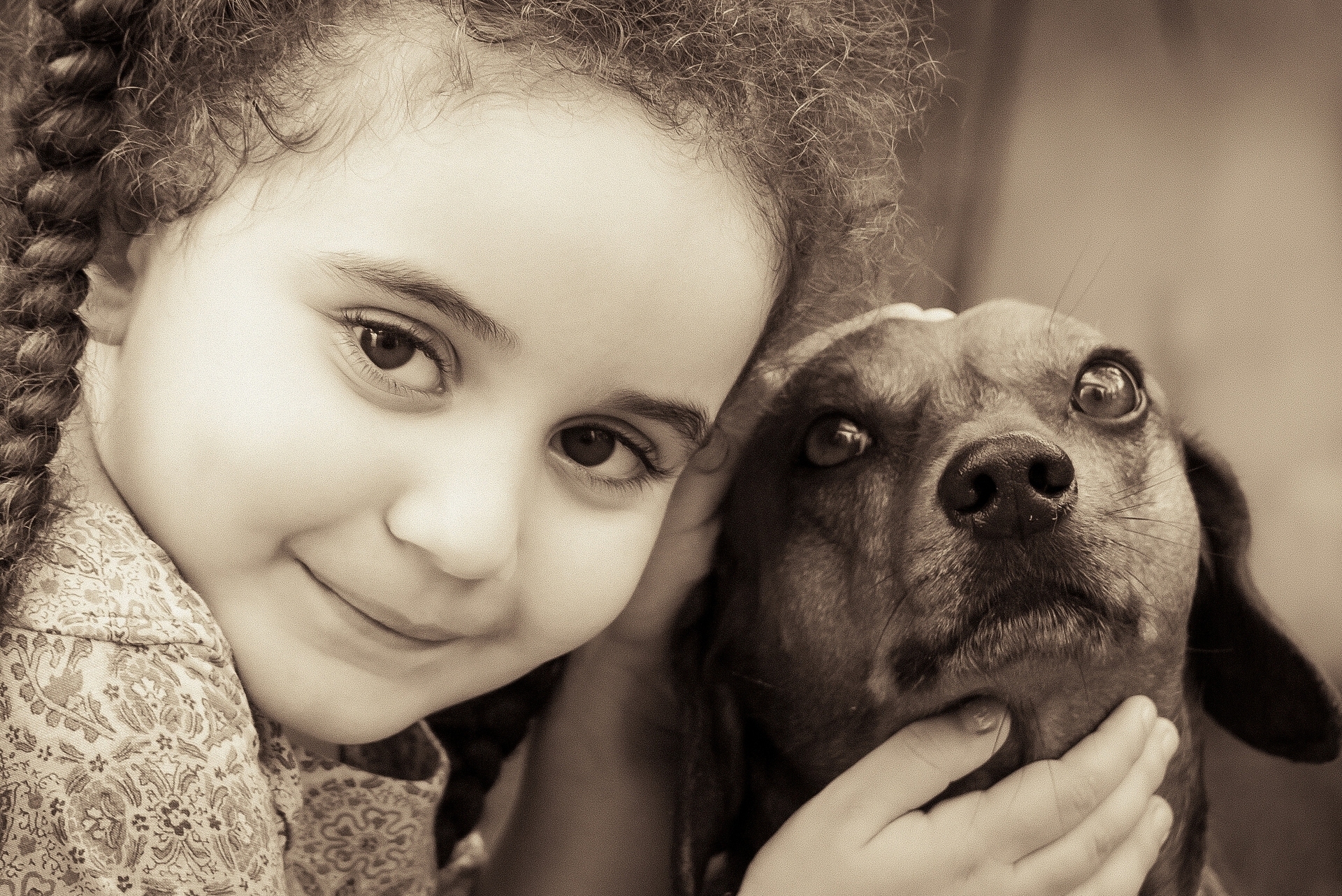 Free download wallpaper Love, Dog, Child, Cute, Photography, Little Girl on your PC desktop