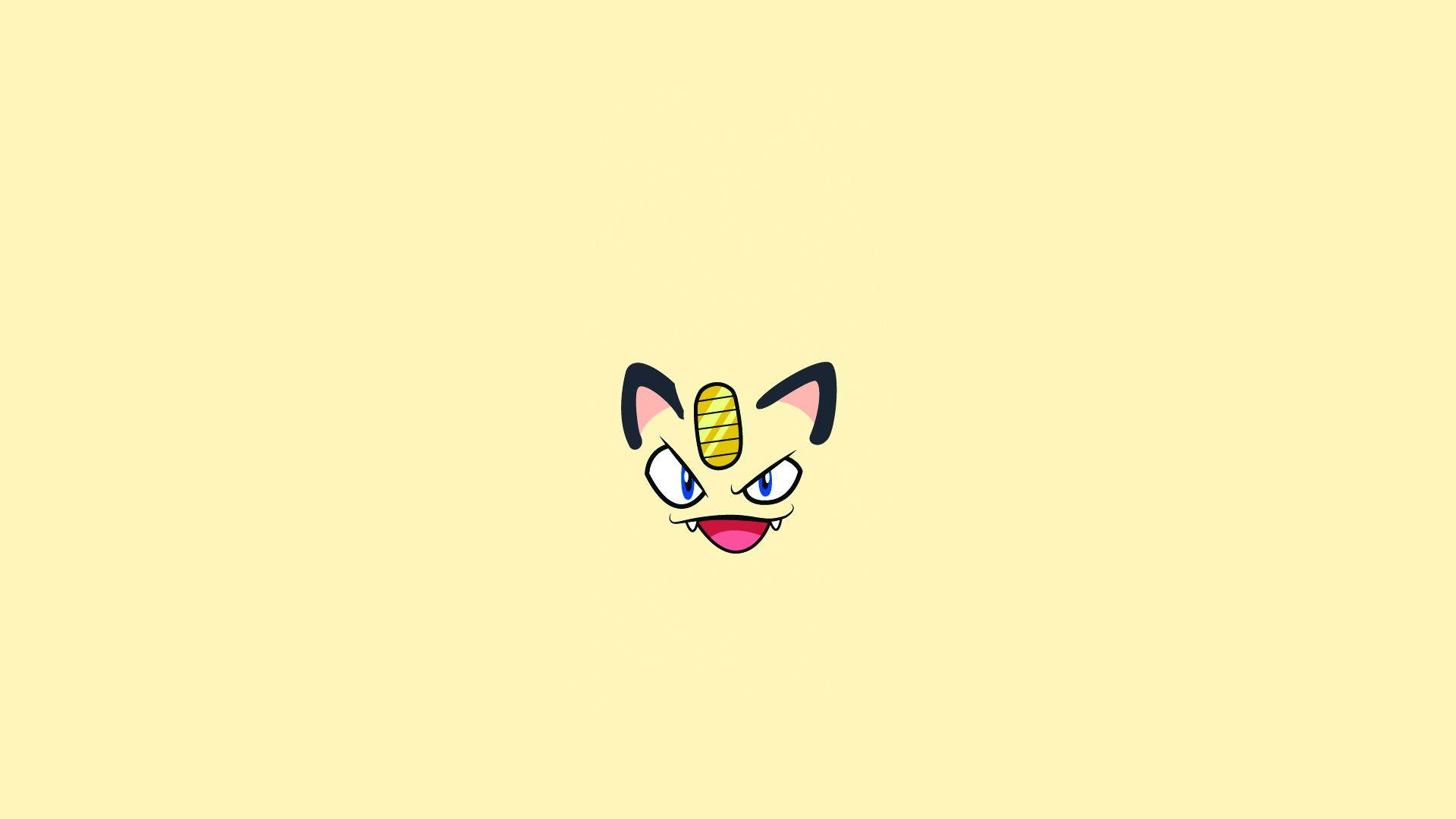 Baixe gratuitamente a imagem Pokémon, Minimalista, Videogame, Meowth (Pokémon) na área de trabalho do seu PC
