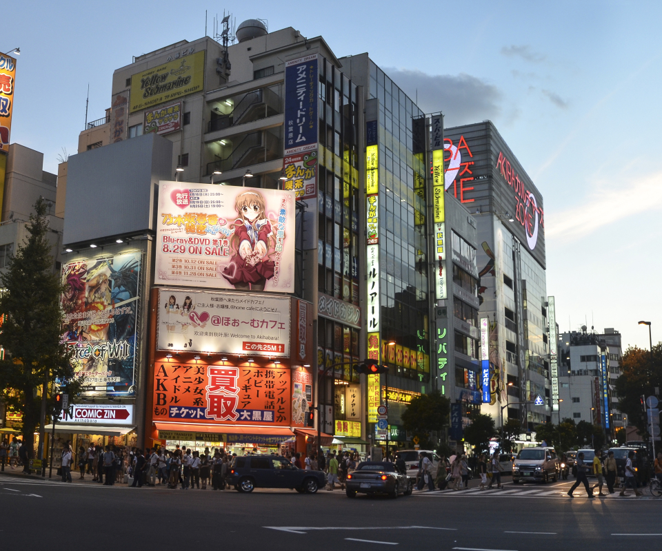Download mobile wallpaper Cities, City, Japan, Street, Tokyo, Man Made, Billboards for free.