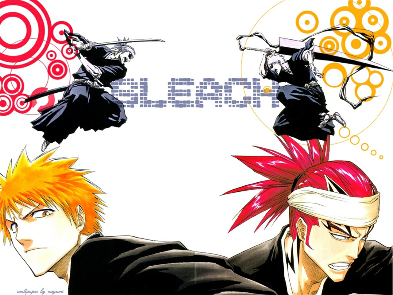 Descarga gratuita de fondo de pantalla para móvil de Animado, Bleach: Burîchi, Renji Abarai, Ichigo Kurosaki.