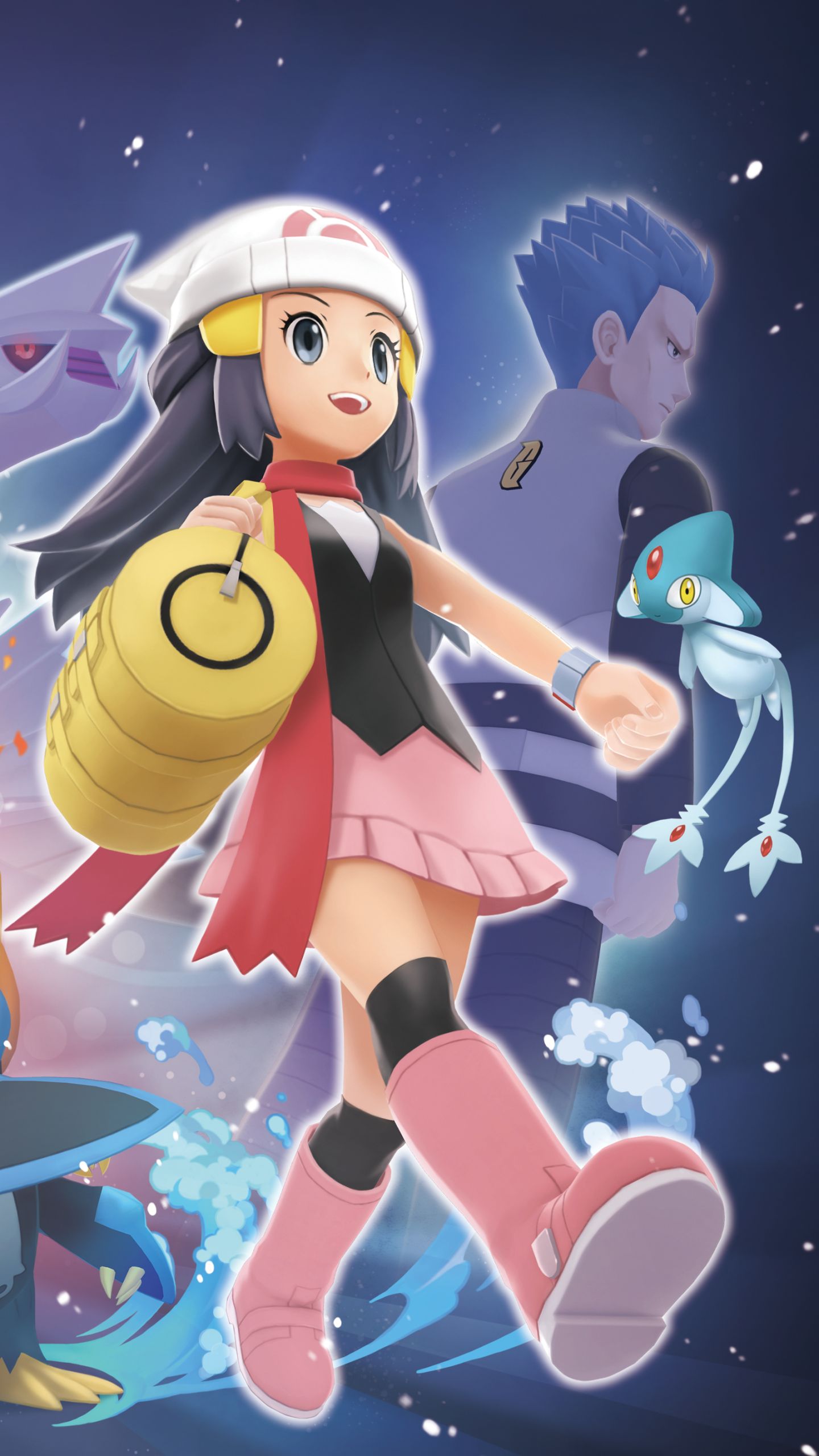 Descarga gratuita de fondo de pantalla para móvil de Pokémon, Videojuego, Alba (Pokémon), Ciro (Pokémon), Pokémon Diamante Brillante Y Perla Brillante.
