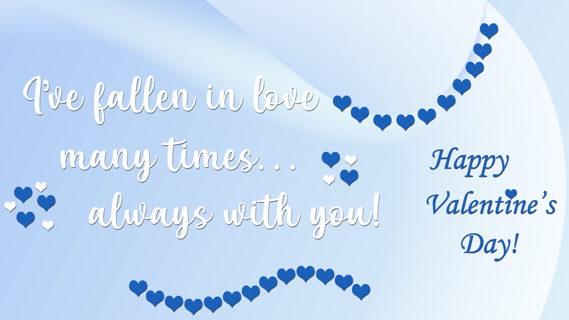 無料モバイル壁紙タイポグラフィ, 青い, 愛する, バレンタイン・デー, 心臓, ホリデーをダウンロードします。