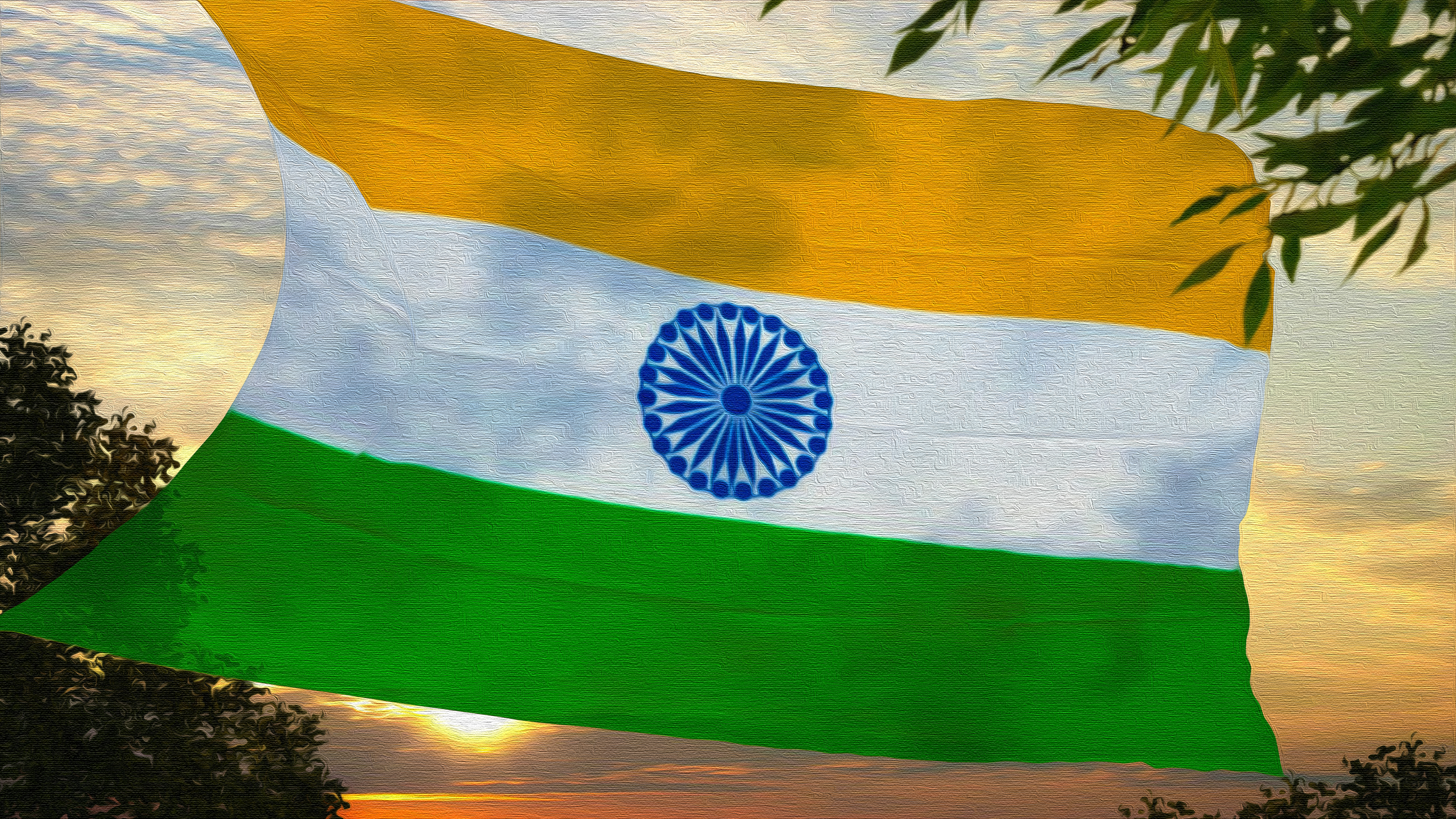 1530774 Hintergrundbild herunterladen verschiedenes, flagge von indien, flagge, flaggen - Bildschirmschoner und Bilder kostenlos