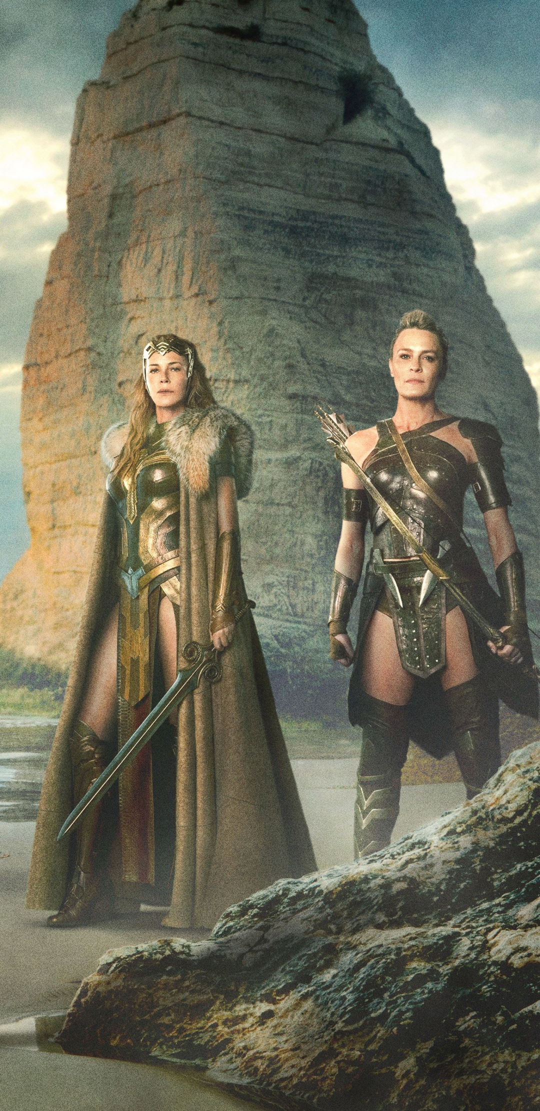 Download mobile wallpaper Movie, Wonder Woman, Connie Nielsen, General Antiope, Queen Hippolyta, Robin Wright for free.