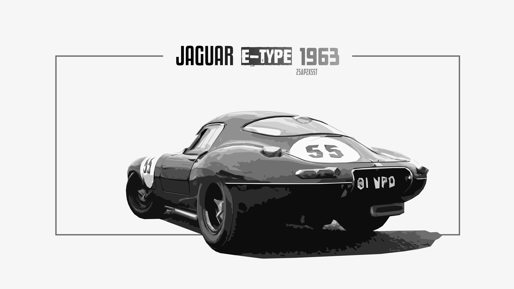 411986 télécharger l'image voiture ancienne, véhicules, jaguar type e, noir & blanc, voiture, voitures jaguar, rétro, jaguar - fonds d'écran et économiseurs d'écran gratuits