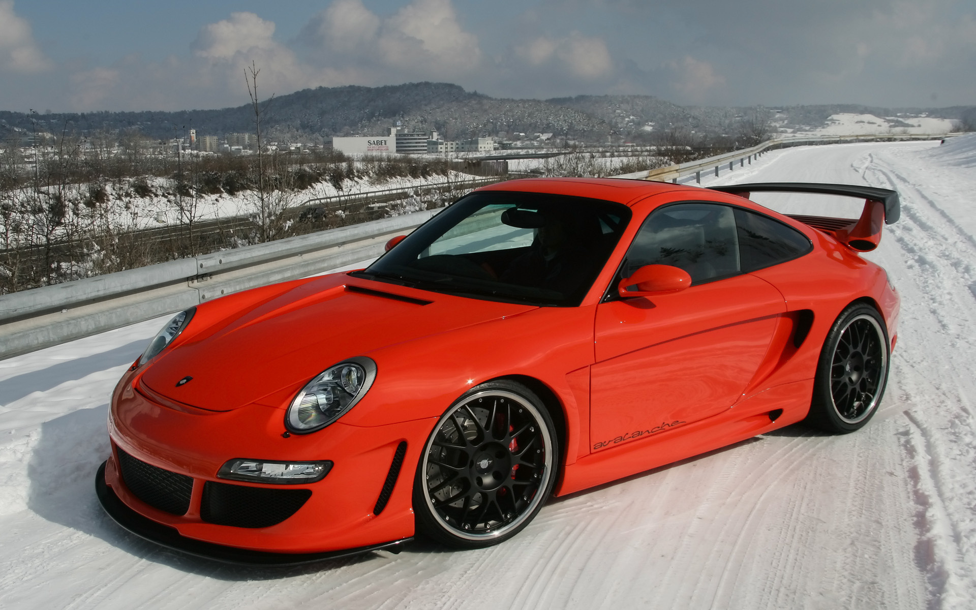 Download mobile wallpaper Porsche, Winter, Vehicles, Car for free.