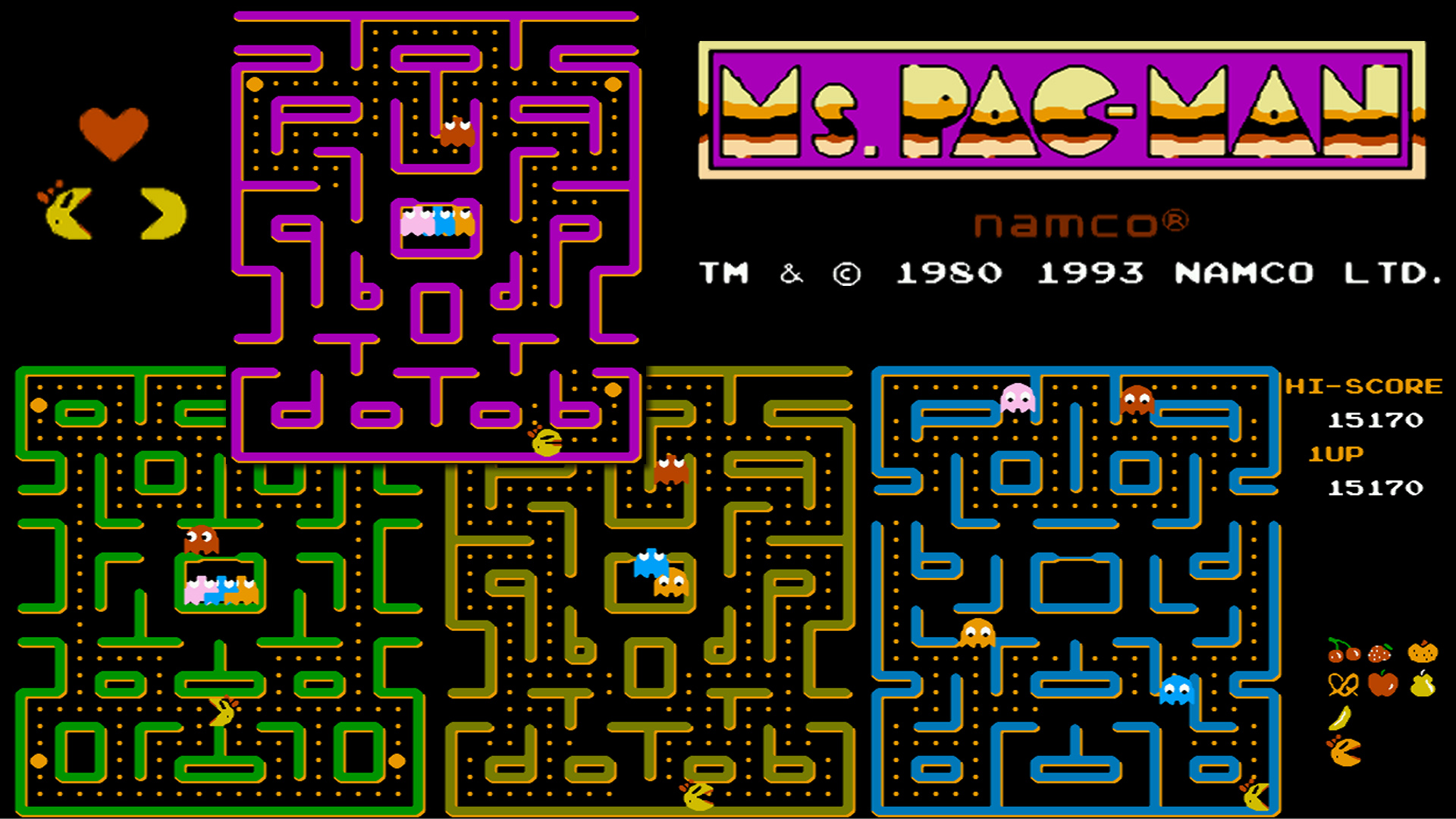 Download mobile wallpaper Ms Pac Man, Pac Man, Video Game for free.