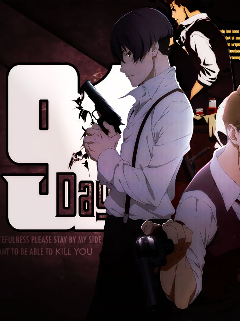 anime, 91 days phone background