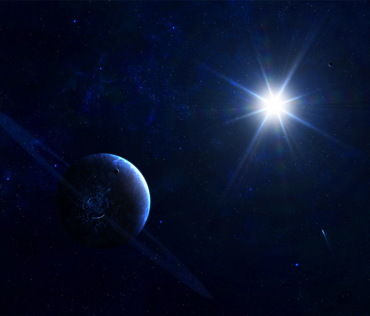 Скачать обои бесплатно Планеты, Космос, Звезды, Пространство, Планета, Научная Фантастика картинка на рабочий стол ПК