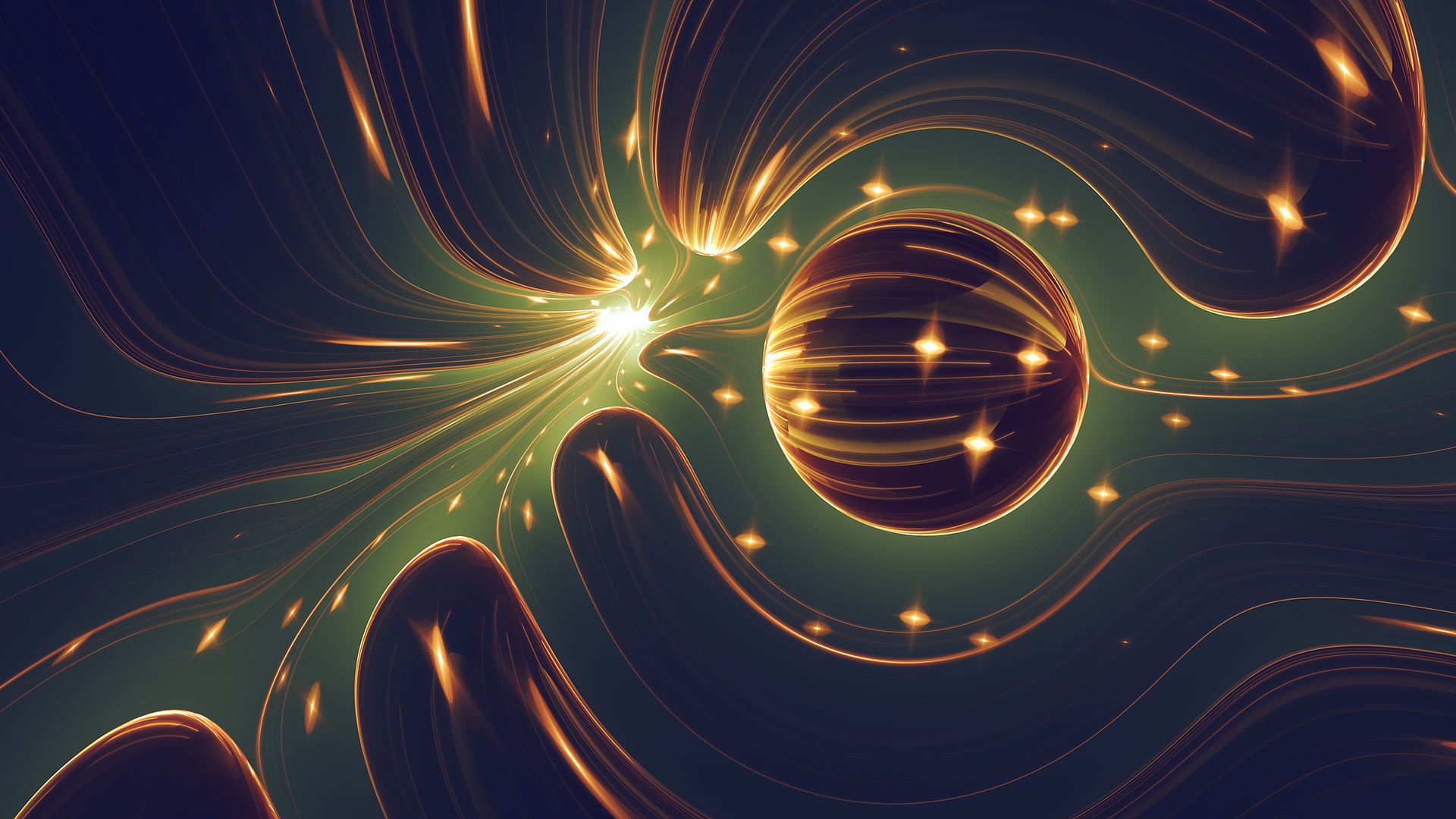 Free download wallpaper Abstract, Fractal, Sphere on your PC desktop